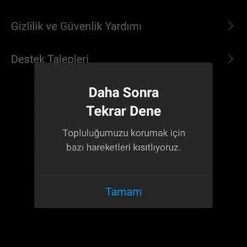 Instagram 3 Aydır Topluluk Kuralı İhlali Yapmadığım Halde Hesabım Kısıtlandı