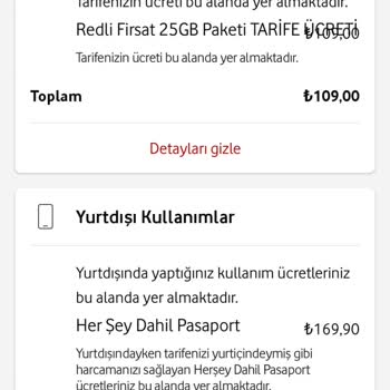 Vodafone Yurt İçindeyken Yurt Dışı Kullanım Bedeli Yansıttı