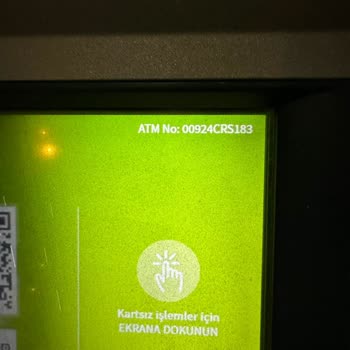 Garanti BBVA ATM'nin Paraya El Koyması