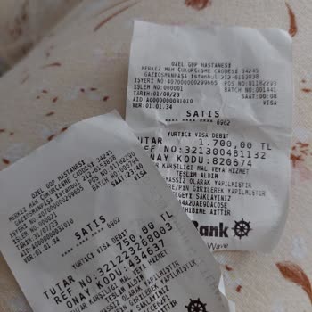 Yeni Yüzyıl Üniversitesi Gaziosmanpaşa Hastanesi Acile Gelen Hastadan Para 2.500 TL Para Alınıyor!