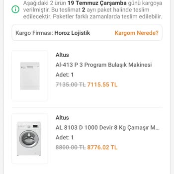 Horoz Lojistik'ten Şikayetçiyim 15 Gündür Hala Kargolarım Gelmedi