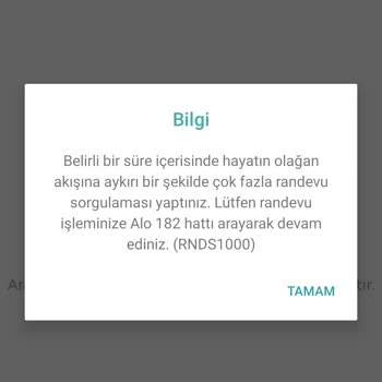 MHRS Randevu Alma Sorunu