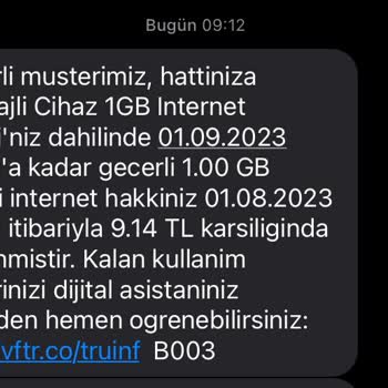 Vodafone Faturaya Ek Cihaz İle Zorla İnternet Paketi Satıyor