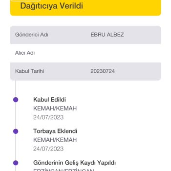 PTT Kargom Teslim Edilmedi