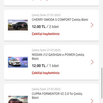 Vodafone Kazanan Bilet Numaraları Sorgulanamıyor Şeffaflık İlkesine Uymuyor