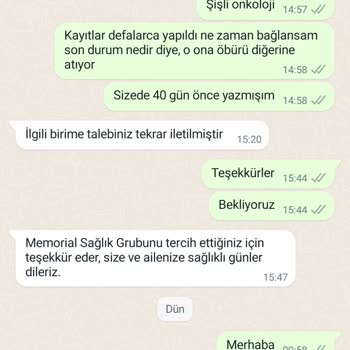 Şişli Memorial Hastanesi 2.5 Aydır Geri Ödeme Yapmıyor