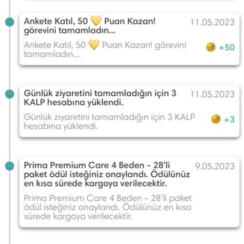 Prima Kulübü Hediye Gönderilmiyor