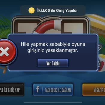 101 Okey Plus Hile Yapmadan Ban Yedim