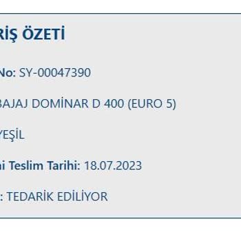 Ekuralkan Teslimat Tarihinin Belirtilen Sürelerin Dışına Çıkması