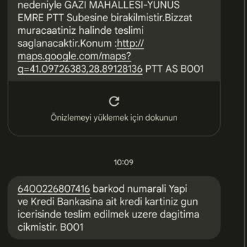 PTT Kargo Ve Kurye Evde Olmadığımı İddia Ediyor