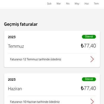 Vodafone Bilgim Dışında, Taahhüdüm Bitmeden Faturaya Ücret Yansıtması