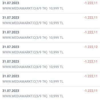 Media Markt Nedensiz Ürün İptali