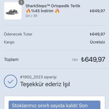 SharkSteps Instagram Alışverişi