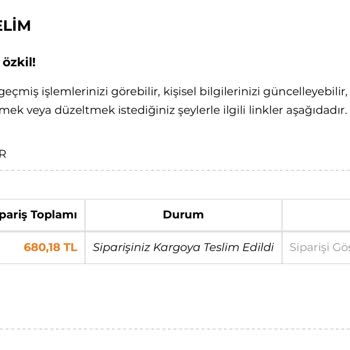 Giycem.com 21 Hazirandan Beri Teslim Edilmeyen Ve Cevap Verilmeyen Sipariş