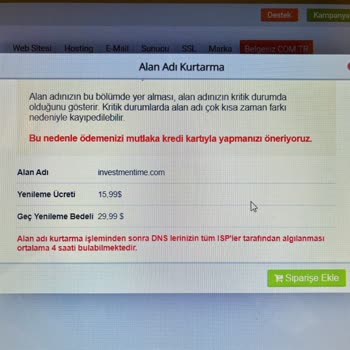 Natro Hosting Alan Adı Geç Yenileme Haksız Bedel Talebi