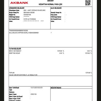 Akbank'ın Kampanya İle İlgili Mağduriyetim