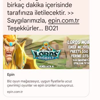 Tosla'dan Razer Gold Kodu Gelmedi