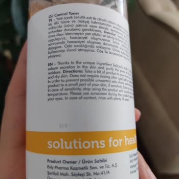 The Purest Solutions Ürünün Üzerinde Son Kullanma Tarihi Yazmıyor