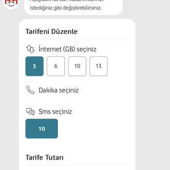 Vodafone Süper Uyumlu Paket Tarife Düzenleme Hatası