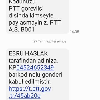 PTT Kargodan Şikayetçiyim