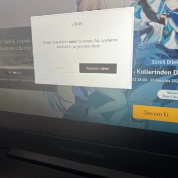 Genshin Impact Oyun Dosyalarını İndirme Hatası