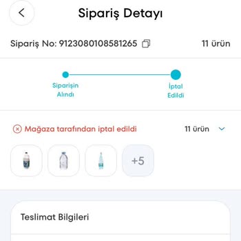 A101 Kapıda... Sipariş İptal Ediliyor