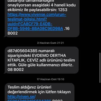 Vivense'İN Bitmeyen Mobilya Sorunları