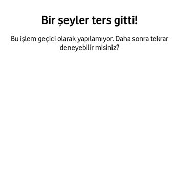 Vodafone Sim Kart Aktivasyon Problemi