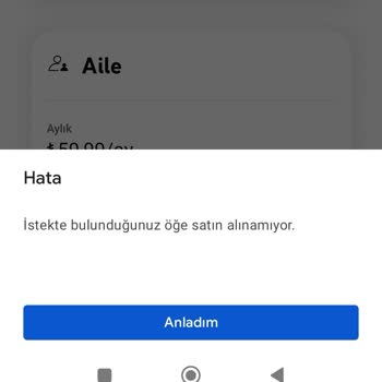 Youtube.com Premium Satın Alamıyorum