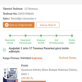 Trendyol Express Trendyol Çapraz Kargoyla Ürünümü Kaybetti