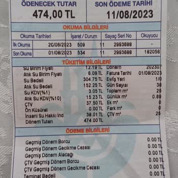 İSKİ Su Faturası. İSKİ'den Gelen Faturaları Hakkında.