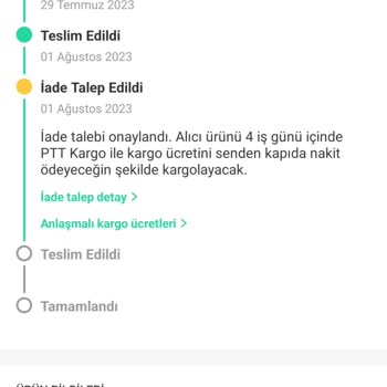 Dolap İade Edilen Ürünün Kargo Parasını Vermek İstemiyorum