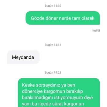 Sürat Kargo Mardin Mazıdağı Ürünümü Başkasına Verdi
