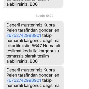 Sürat Kargo Kordelya Acentesi/Şubesi Kargoyu Teslim Etmiyor.