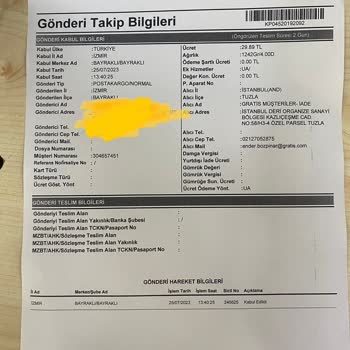 Gratis.com İade Yapmıyor