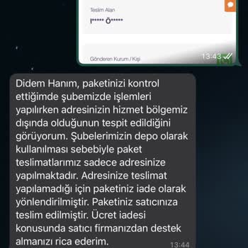 Zara Müşterinden Onaysız Sipariş İptali