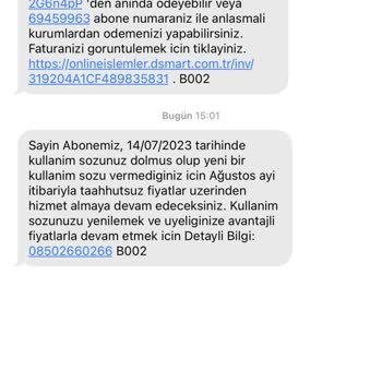 D-Smart Üyelik İptali Yapmak İstiyorum
