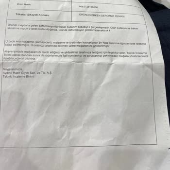 U.S. Polo Assn. Kalitesiz Ürün İadesi