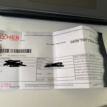 Boyner'den Aldığım Ayakkabımda Değişim Hakkımı İstiyorum
