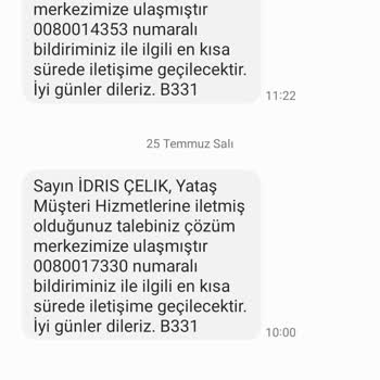 Enza Home Hatalı Ürün Yerine Gelen Üründe Hatalı