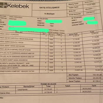 Kelebek Mobilya Üretim Ve Teslimat Gecikmesi