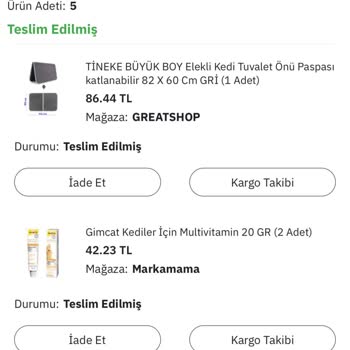 Epttavm Ürünü Teslim Etmeme