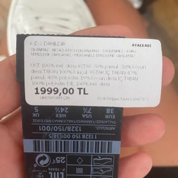 Massimo Dutti Mağazasının Etiket Fiyatının Dışında Satış Yapması