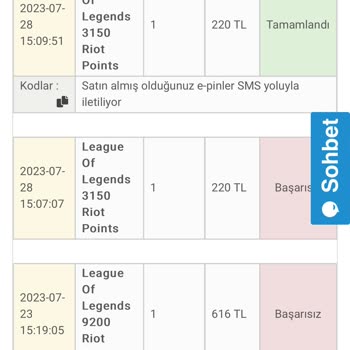 epin.com.tr Epin LoL Kodu