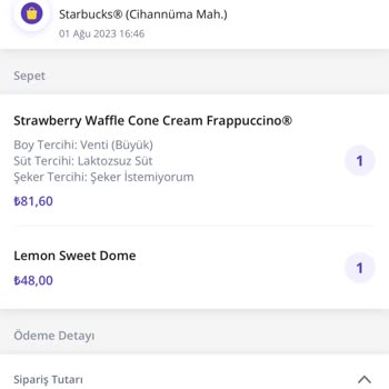 Getir Yanlış Süre Belirleme