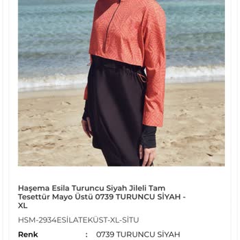 Haşema Tekstil Aldığım Tesettür Mayo (Esila Serisi) İç Gösteriyor!