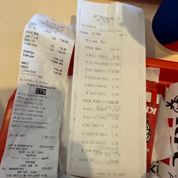 KFC Yanlış Sipariş Teslimi