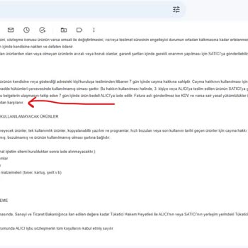 Haki Moda İade Mağduriyeti