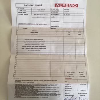 Alfemo Çok Geciken Sipariş Ve Mağduriyet