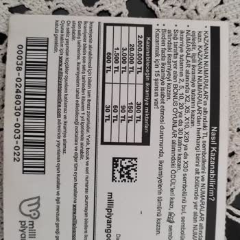 Kazı Kazan Yanlış İkramiye Tutarları